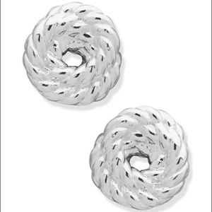 Lauren Ralph Lauren Knot Button Earrings